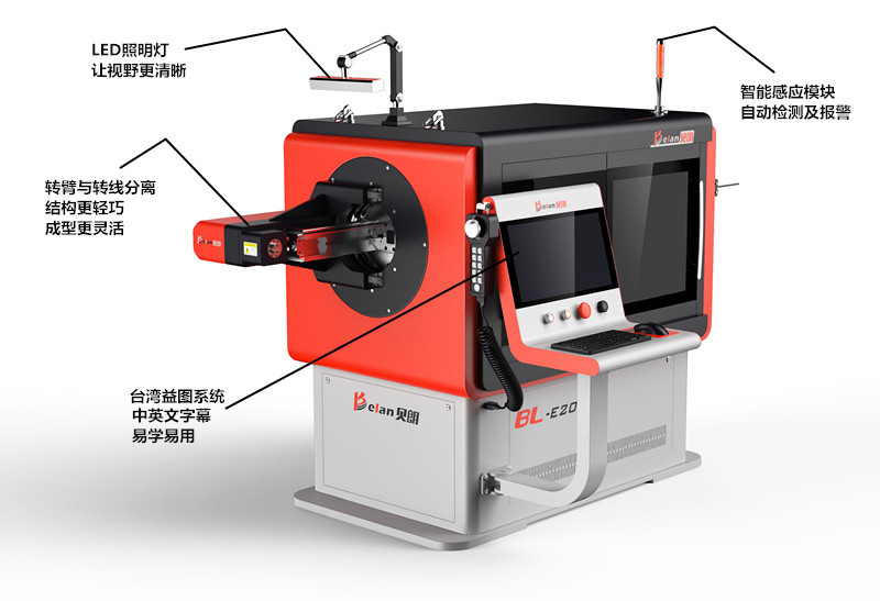 千斤頂手搖桿線材折彎機(jī)BL-3D-5800